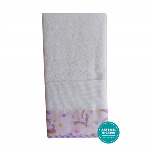 Kindergarden Terry Towel Lilac - Unicorn